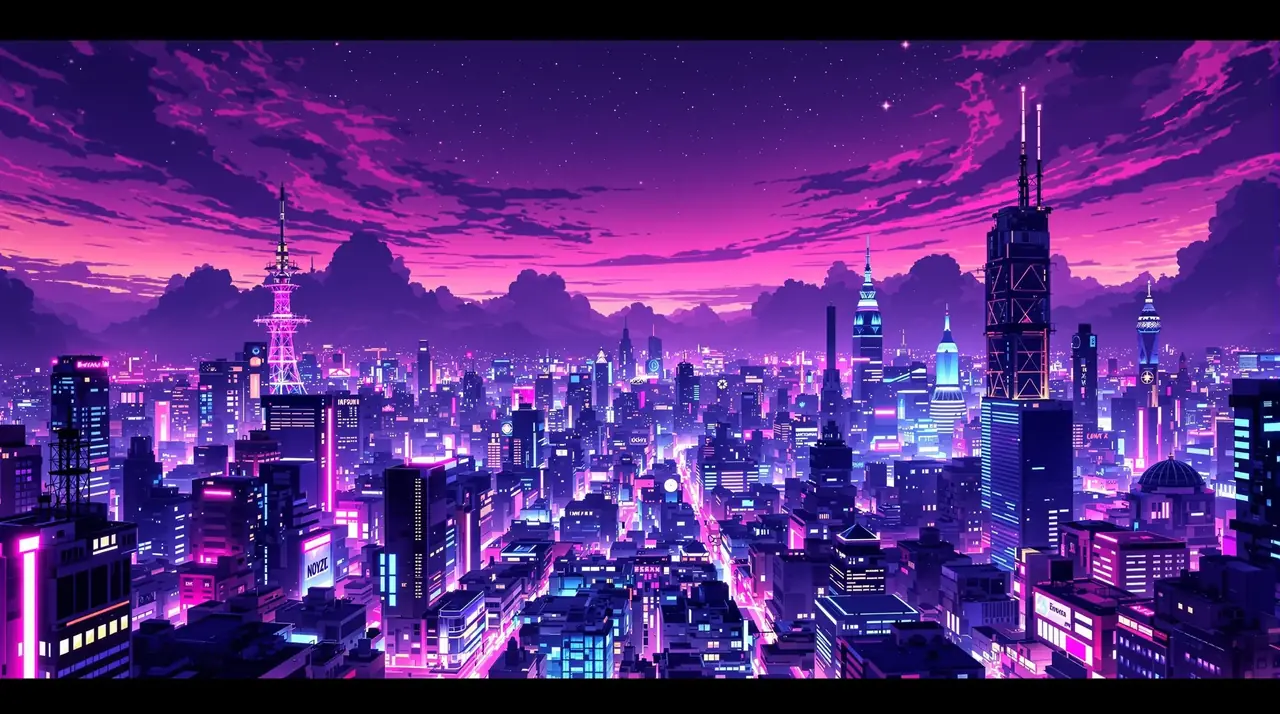 耽美动漫 现代科技动漫平台背景